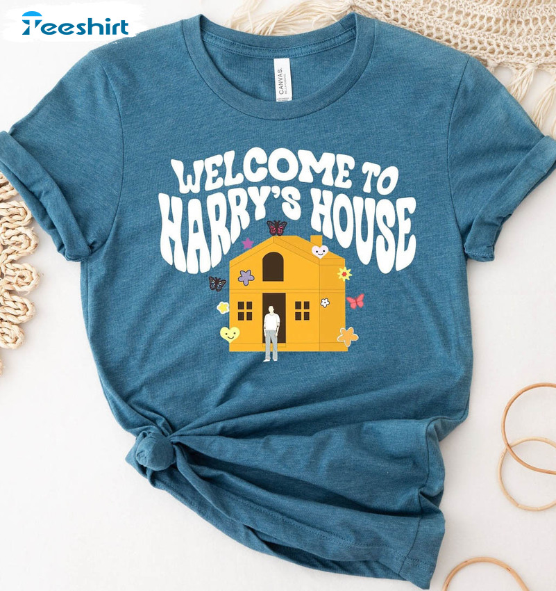 Welcome To Harry's House Shirt, Harry's House Track List Unisex T-shirt Long Sleeve