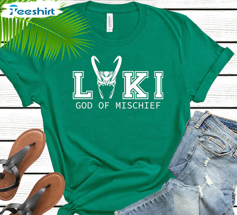 Loki God Of Mischief Vintage Shirt, Loki Avengers Unisex Hoodie Long Sleeve