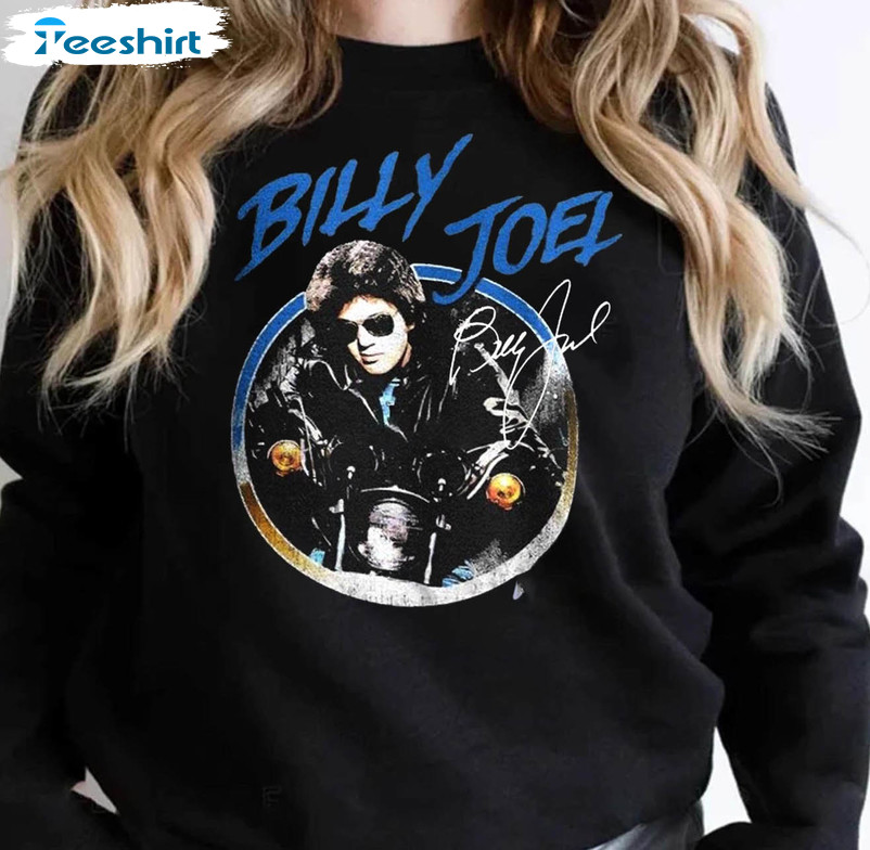 Billy Joel Vintage Shirt, Billy Joel Tour Unisex T-shirt Short Sleeve