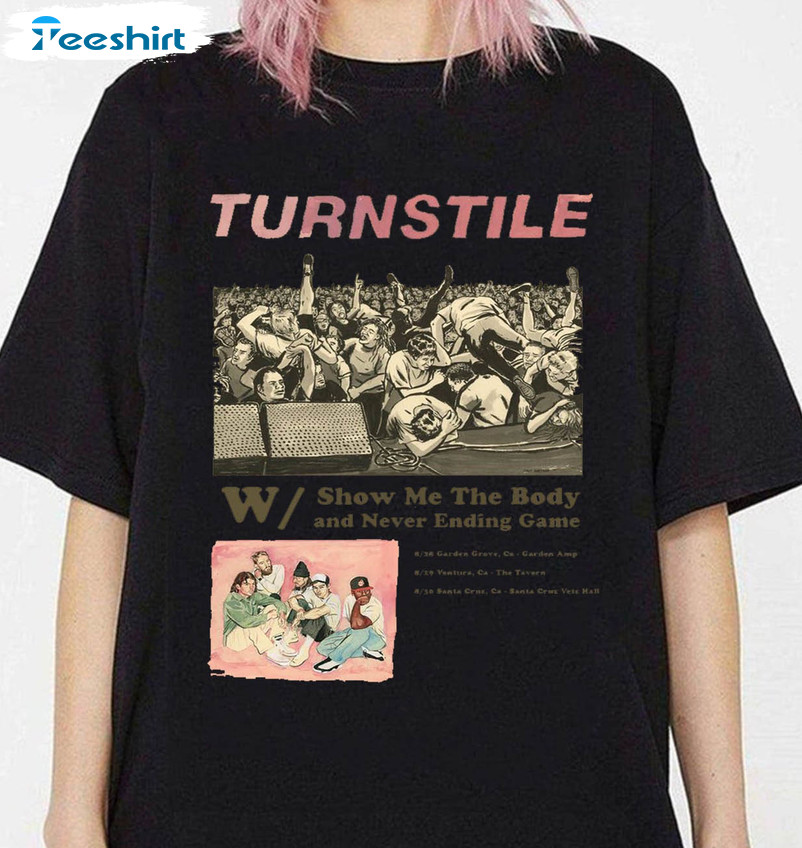 Turnstile Tour 2022 Trending Shirt, Hardcore Punk Band Tee Tops Unisex Hoodie