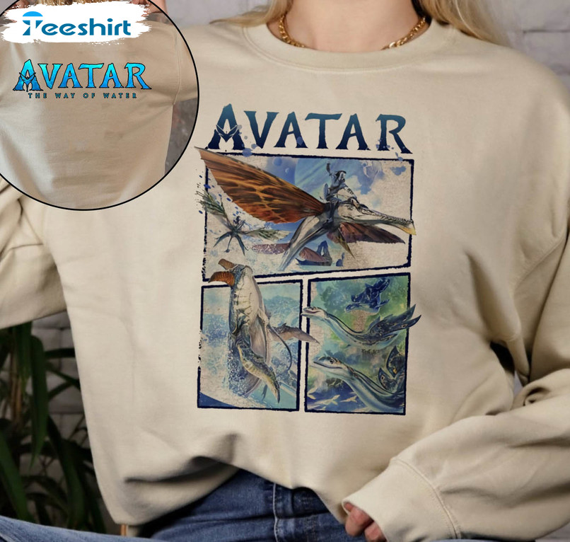 The Way Of Water Shirt, Avatar 2022 Gildan Short Sleeve Crewneck