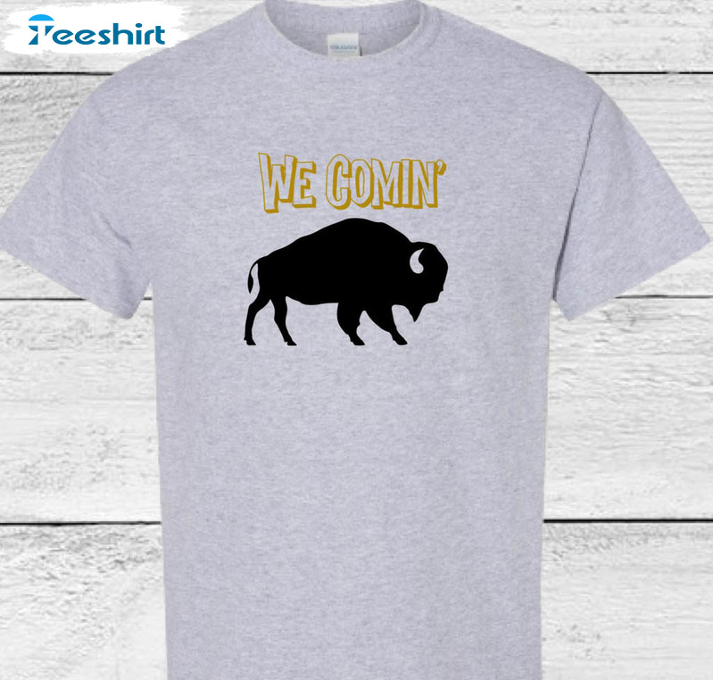 We Comin Deion Sanders Shirt, Colorado Buffaloes Short Sleeve Unisex T-shirt