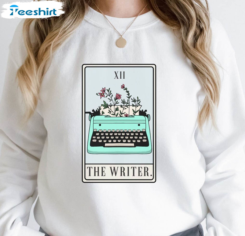 The Writer Tarot Card Sweatshirt , Tarot Card Vintage Unisex Hoodie Long Sleeve