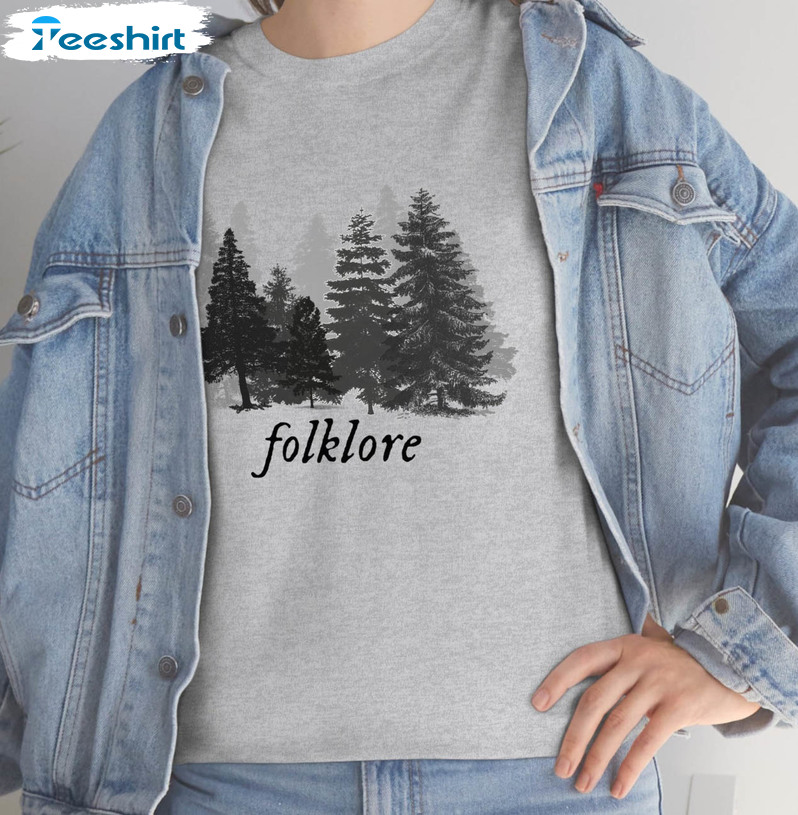 Folklore Album Shirt, Trending Short Sleeve Unisex T-shirt