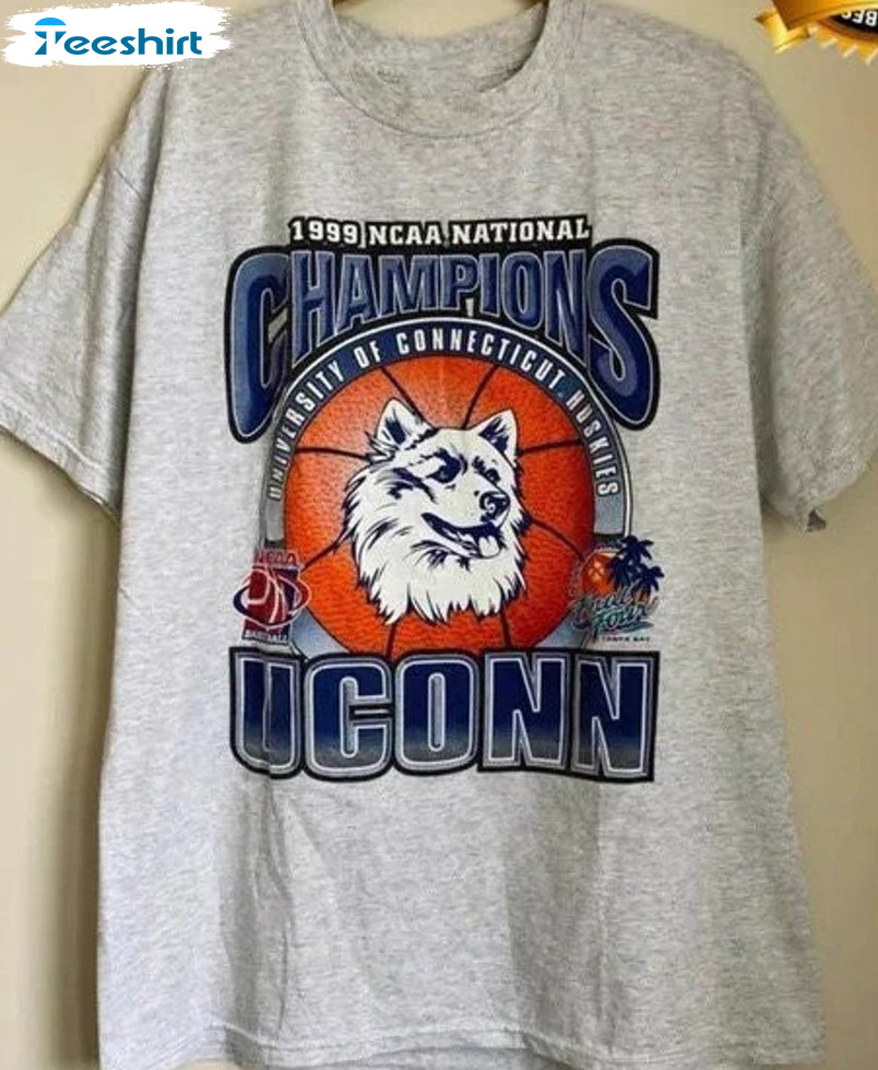 Ncaa Uconn Huskies Shirt, University Of Connecticut Unisex Hoodie Long Sleeve