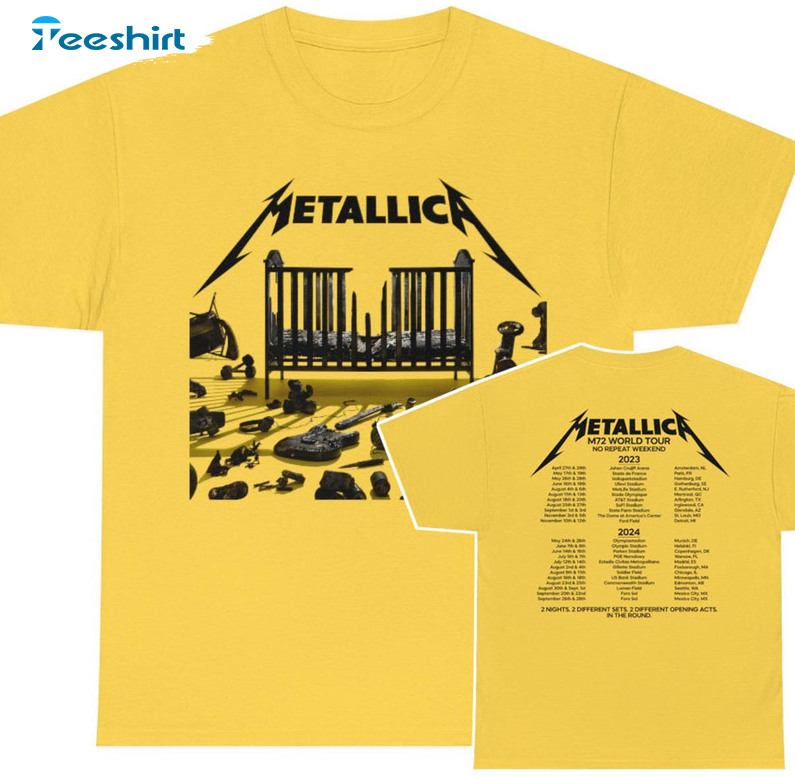 Metallica 72 Seasons Album Shirt, Trending Crewneck Short Sleeve