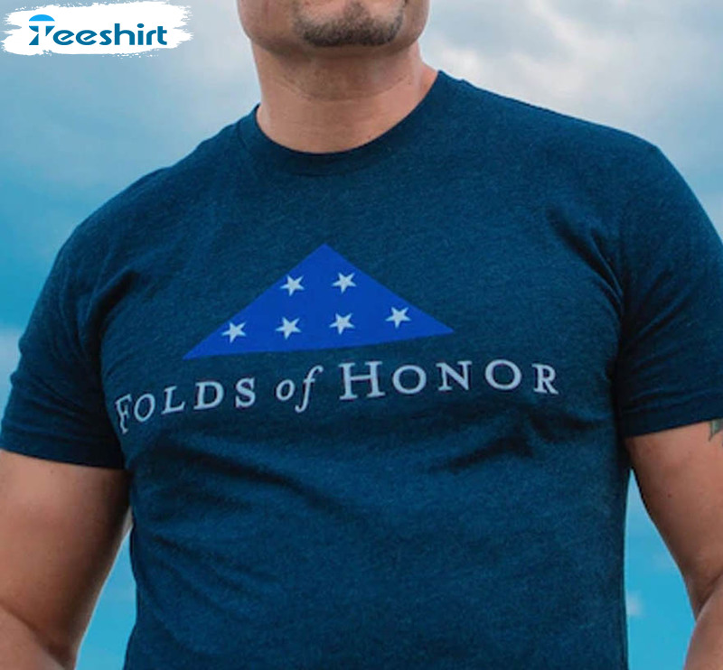 Folds Of Honor Shirt, Dan Bongino Show Long Sleeve Crewneck