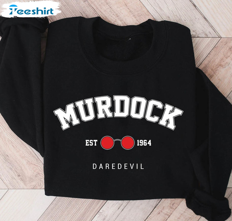 Matt Murdock Daredevil Shirt, Trending Mavel Spiderman Sweatshirt Unisex Hoodie