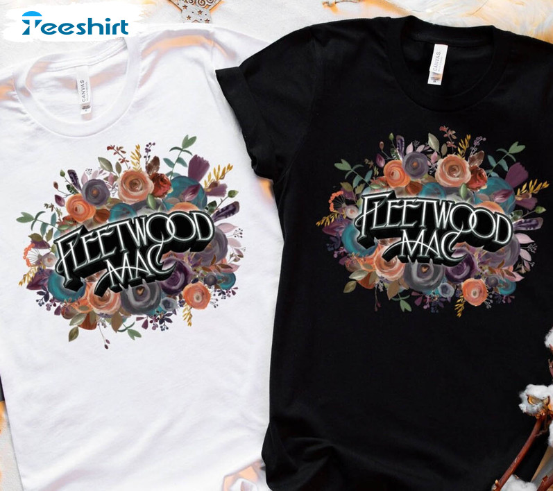 Fleetwood Mac Shirt, Flower Vintage Sweatshirt Unisex Hoodie