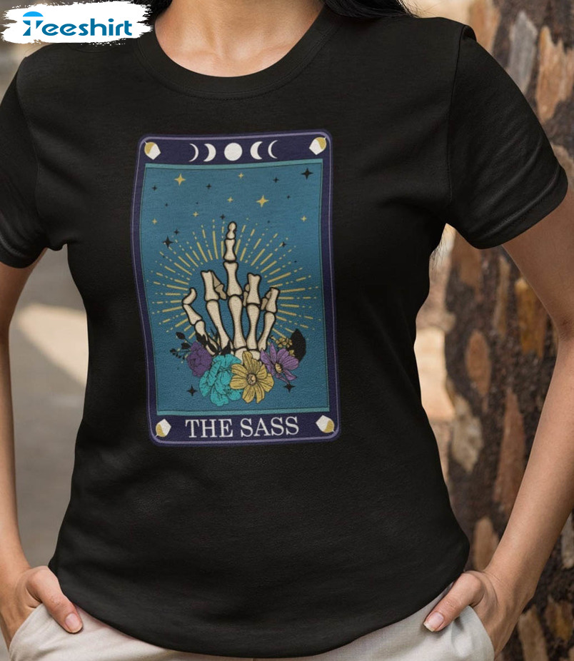 The Reader Tarot Card Trendy Shirt, Tarot Reader Unisex Hoodie Short Sleeve