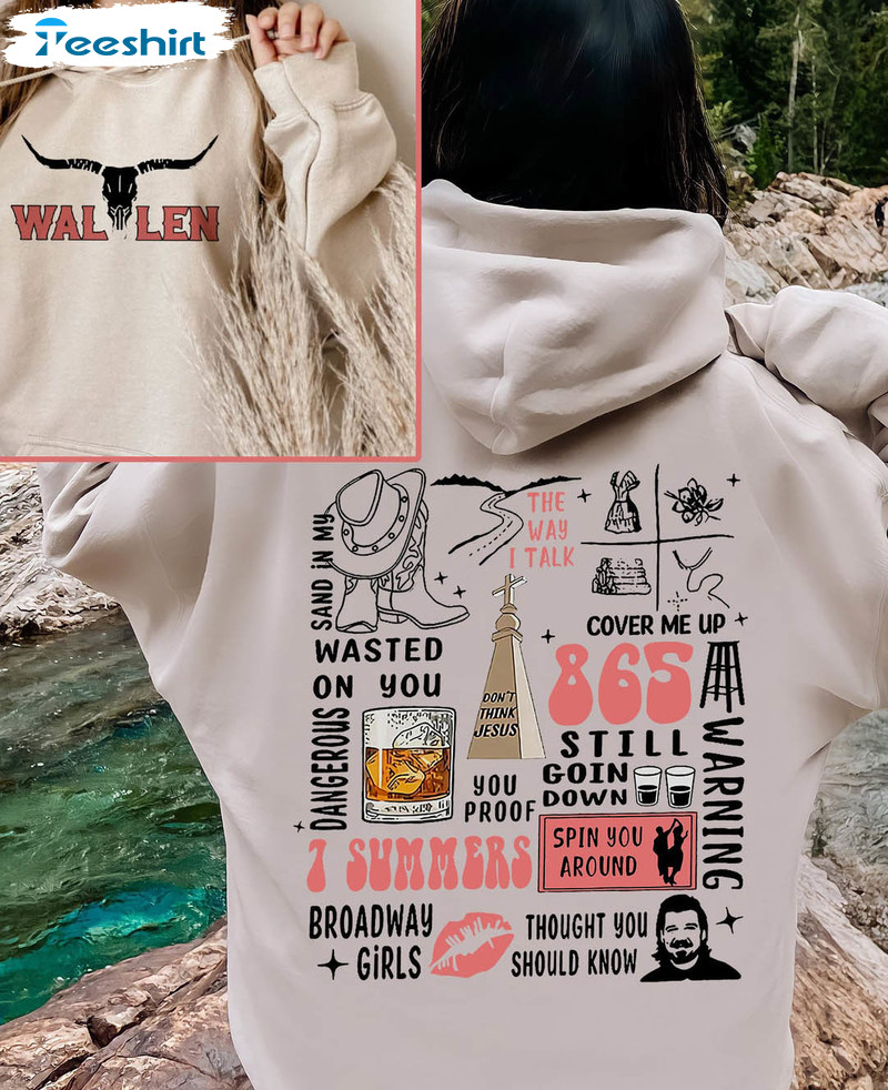 Cowboy Combs Shirt, Bullhead Wallen Unisex T-shirt Long Sleeve