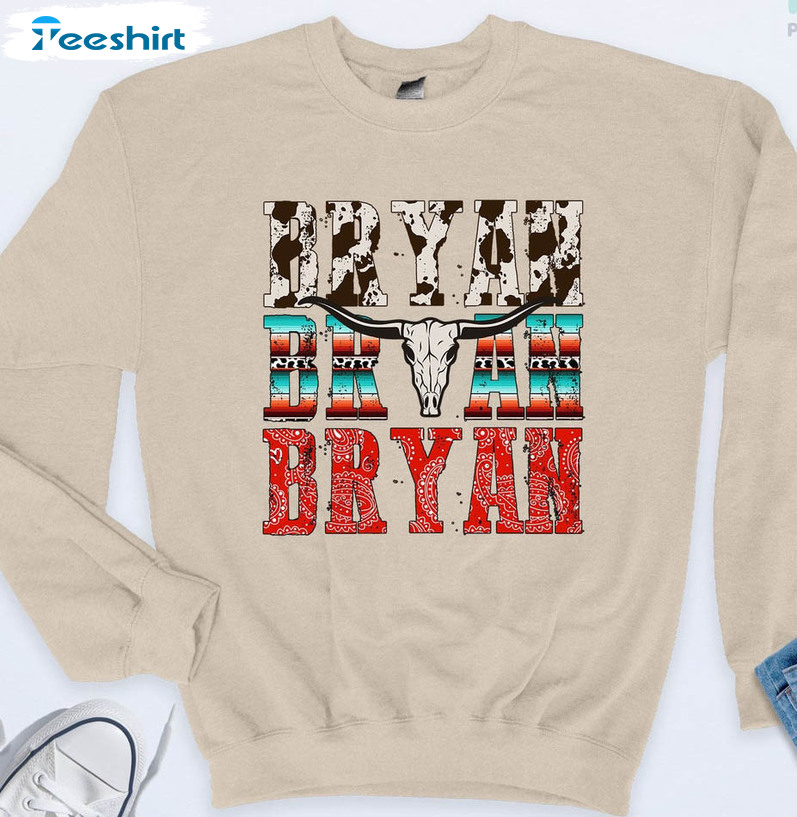 Zach Bryan Sweatshirt, American Heartbreak Western Short Sleeve Crewneck