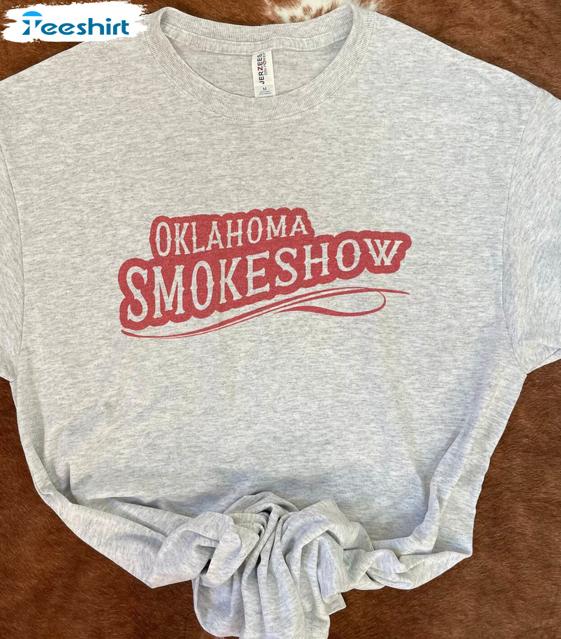 Oklahoma Smokeshow Shirt, Western Trending Tee Tops Unisex Hoodie