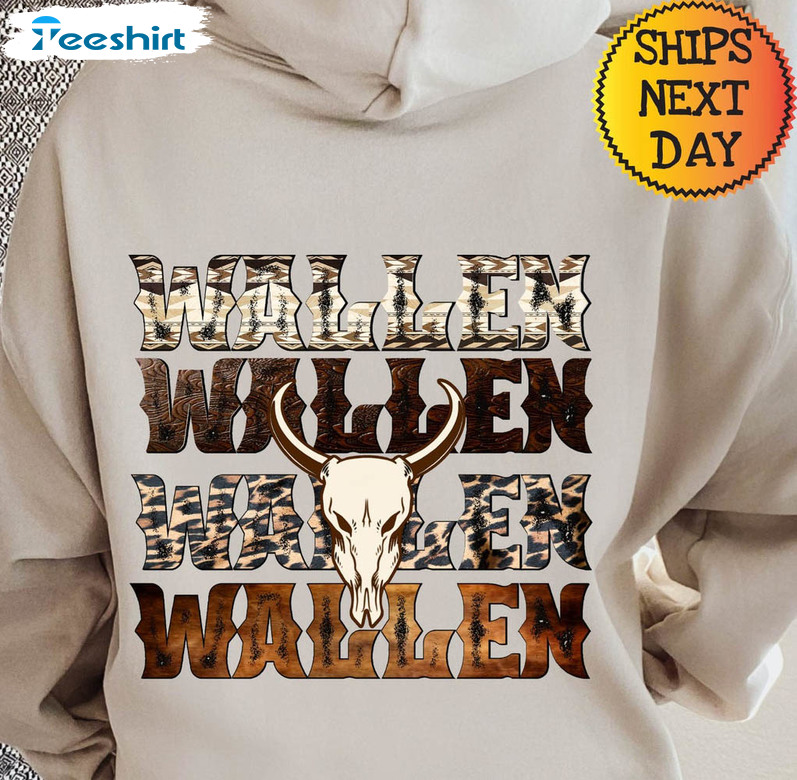 Vintage Wallen Western Shirt, Country Music Long Sleeve Unisex T-shirt