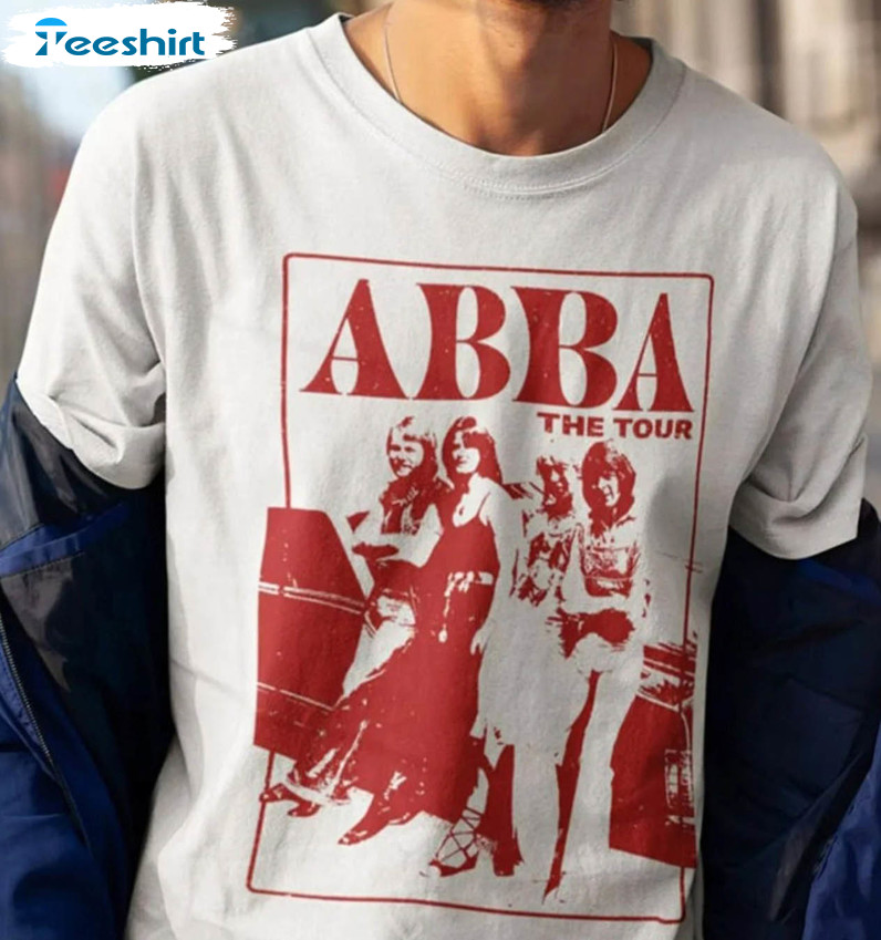 Abba 1979 Tour Shirt, Abba Concert Tee Tops Unisex Hoodie