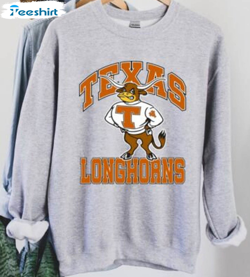 Vintage Texas Longhorns Shirt, Ncaa Football Unisex T-shirt Short Sleeve