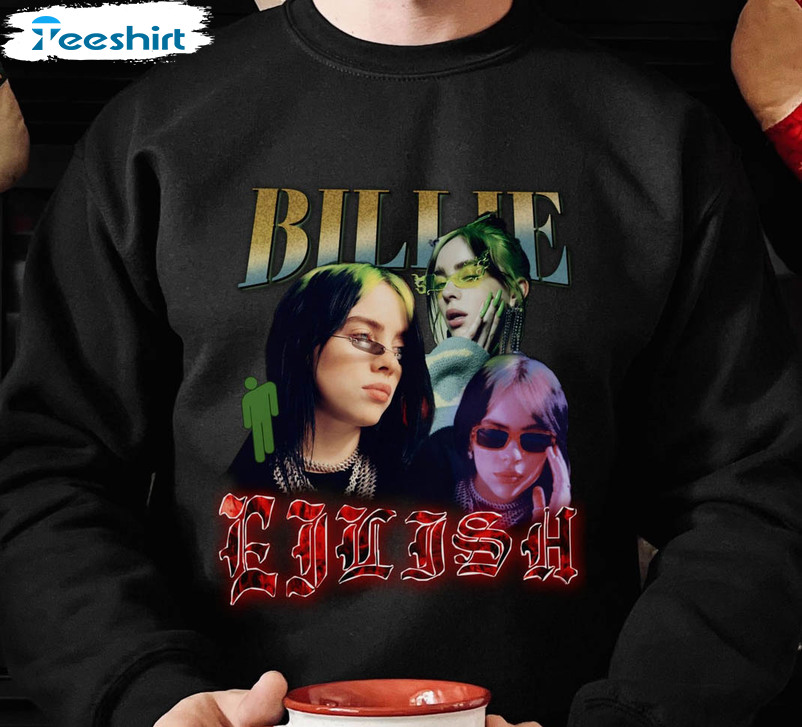 Vintage 90s Billie Eilish Shirt, Retro Sweater Unisex T-shirt