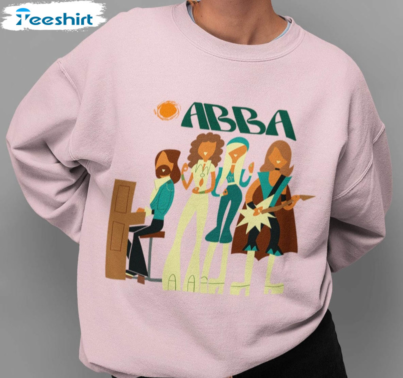 Vintage Abba 2022 Tour Shirt, The Tour 1979 Unisex Hoodie Crewneck
