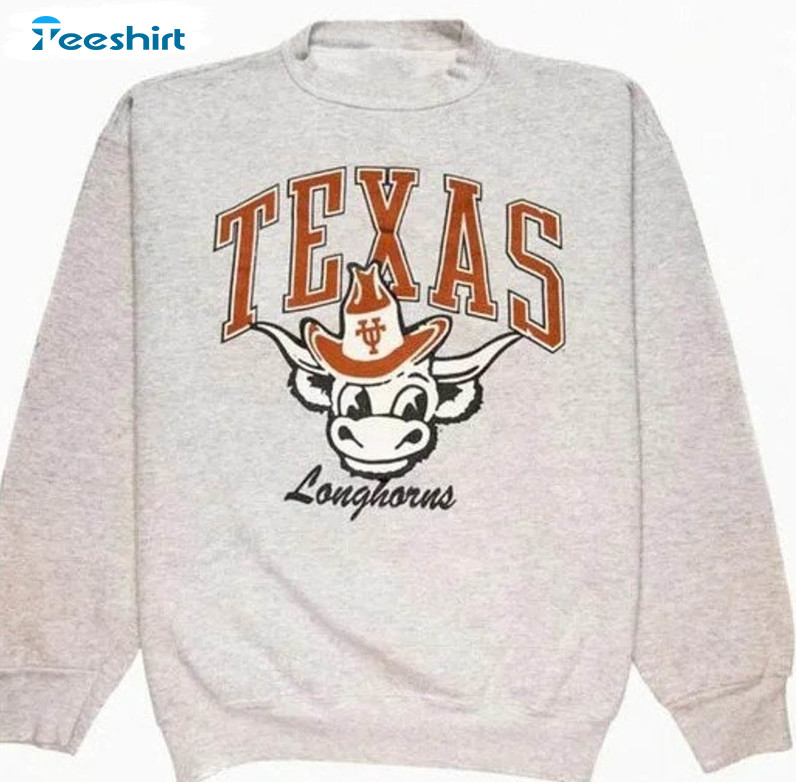 Vintage Ncaa Texas Longhorns Shirt, University Of Texas Unisex T-shirt Short Sleeve