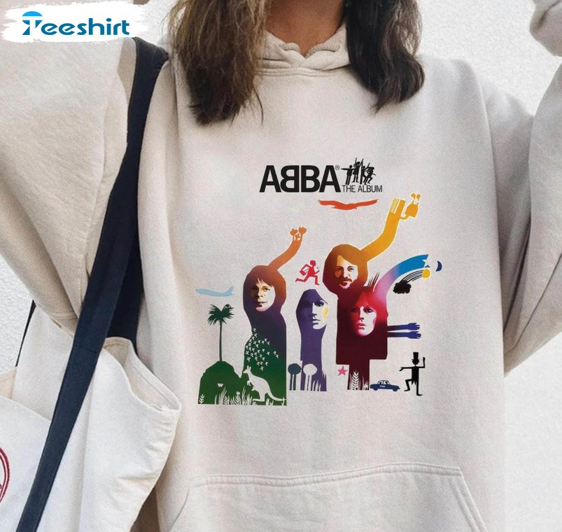 Abba The Tour 1979 Vintage Shirt, Music Dancing Sweater Short Sleeve