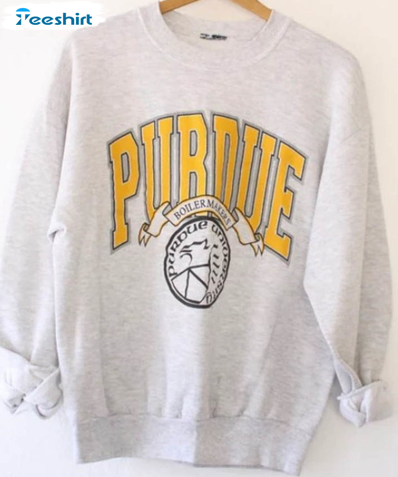 Vintage 90s Purdue University Shirt, Purdue Boilermakers Crewneck Unisex T-shirt