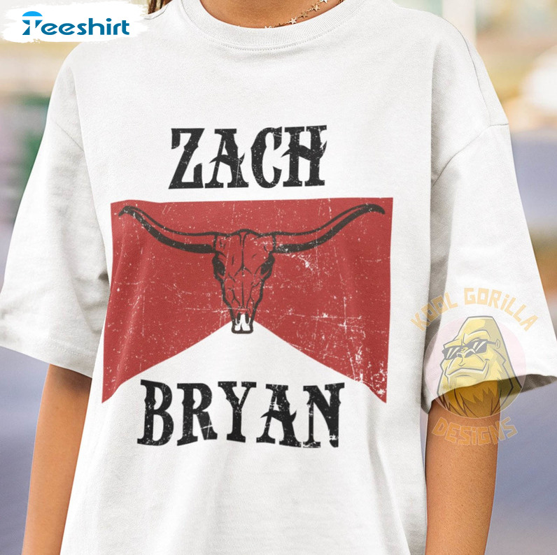 Zach Bryan Merch Bronco Crewneck - Tipatee