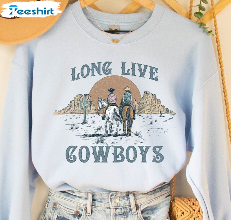 Vintage Long Live Cowboys Shirt Long Live Cowboys Shirt 