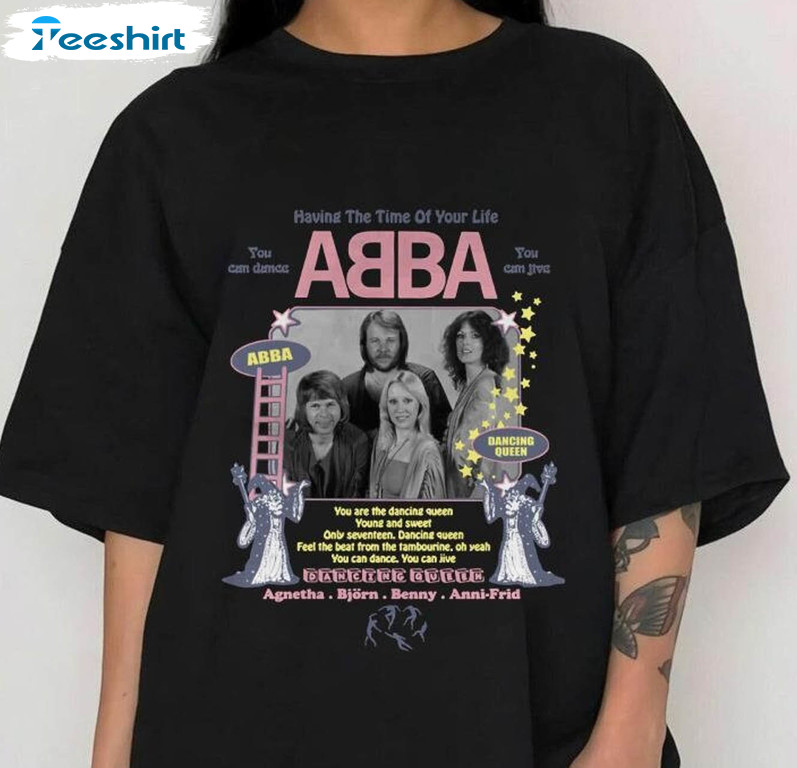 Abba The Tour 1979 Shirt, Vintage Unisex Hoodie Long Sleeve