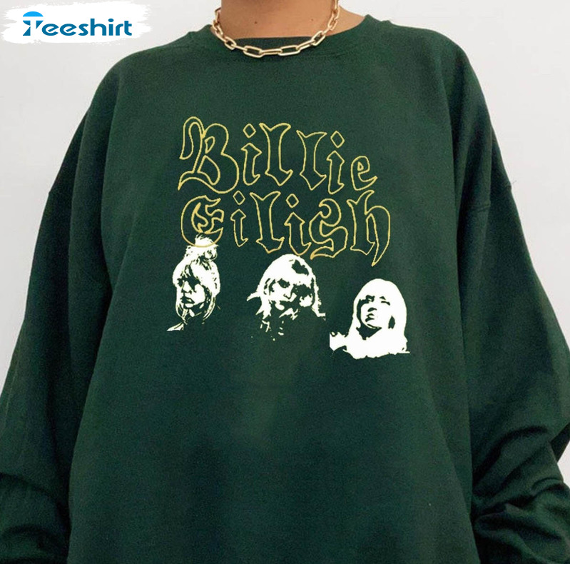 Billie Eilish The World Tour Shirt, Pullover Tee Tops Sweater