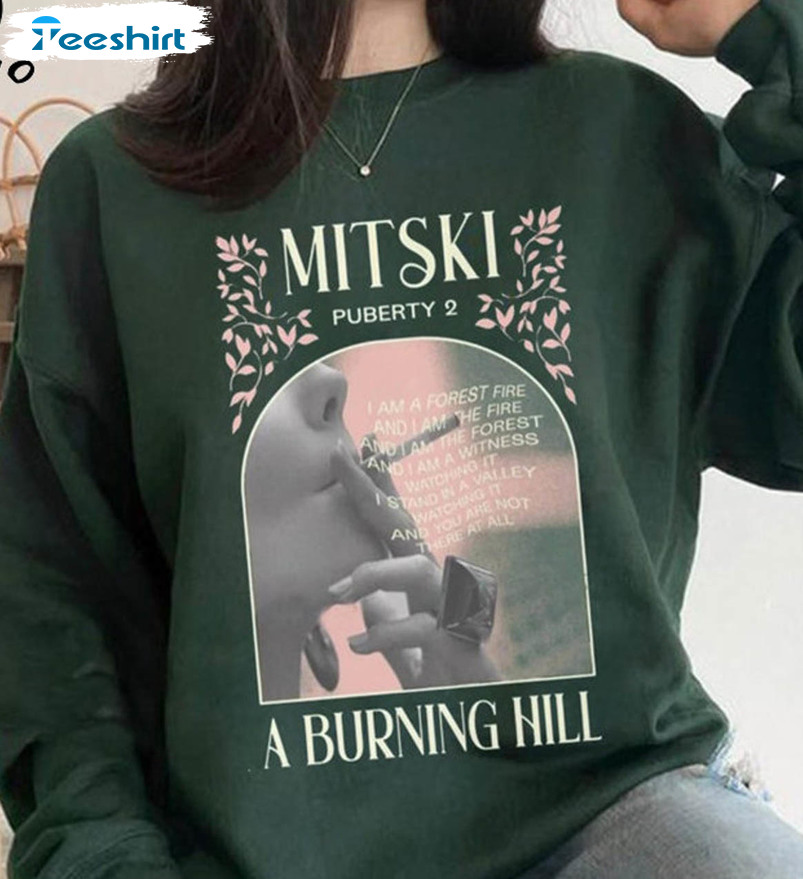 Mitsk I A Burning Hill Shirt, Trending Laurel Hell Crewneck Tee Tops