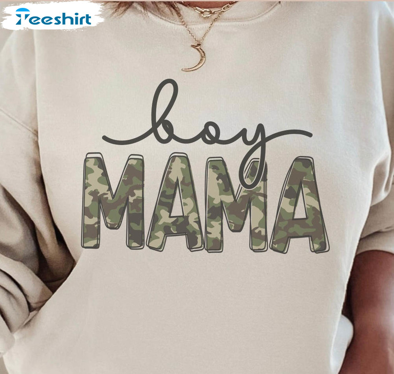 Boy Mama Sweatshirt , Mother Of Boys Short Sleeve Unisex T-shirt