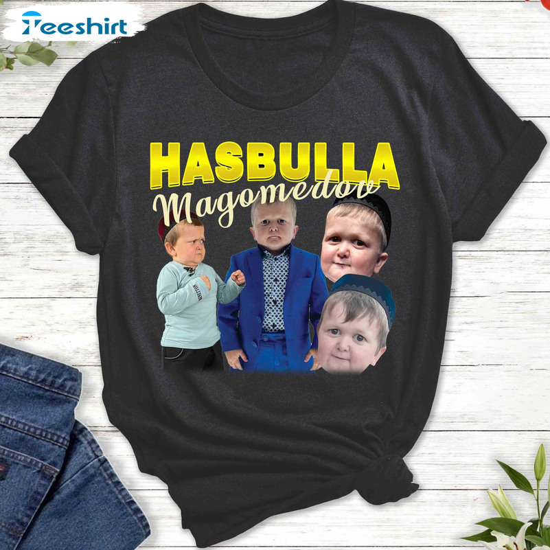 Hasbulla Magomedov Shirt. Funny Meme Unisex Hoodie Crewneck