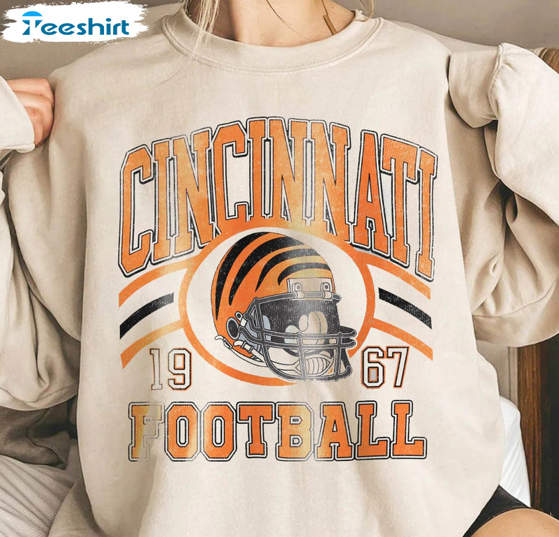 Cincinnati Bengals Sweatshirt Vintage Cincinnati Football Ohio