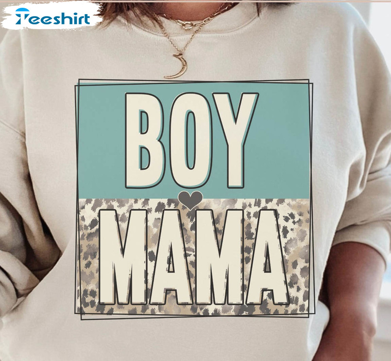 Boy Mama Vintage Sweatshirt, Mother's Day Unisex T-shirt Unisex Hoodie