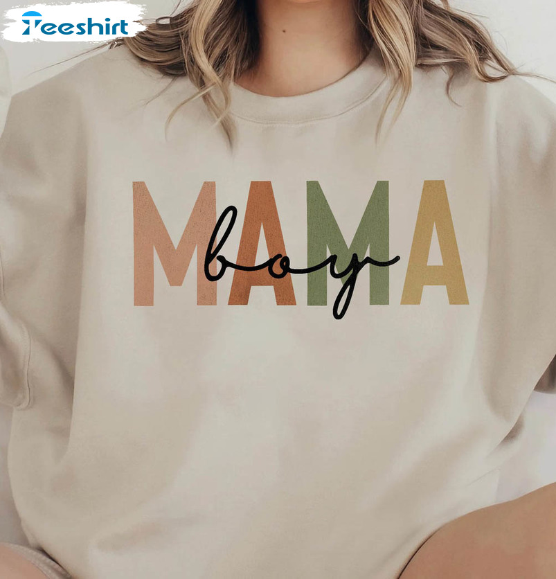 Boy Mama Trending Shirt, Funny Long Sleeve Short Sleeve For Mother