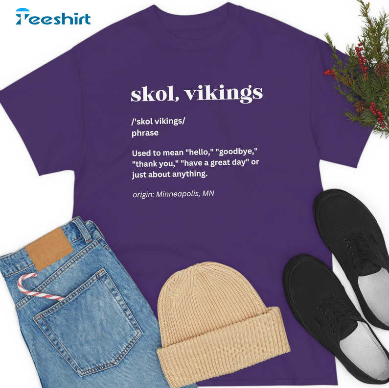 Minnesota Vikings Mens Shirt Hometown Skol T