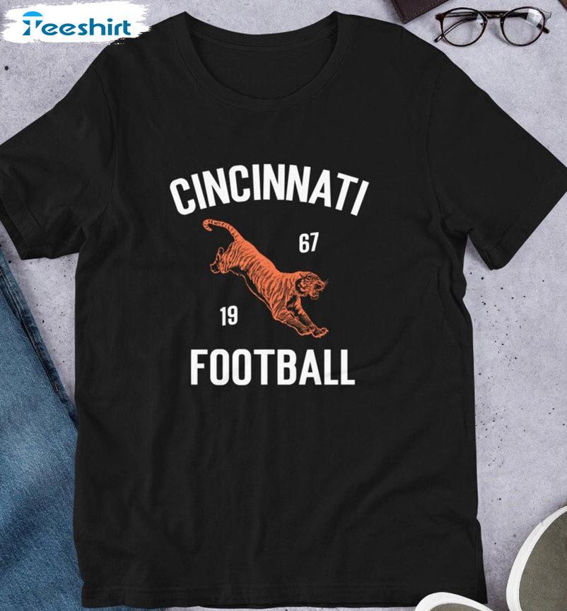 Cincinnati Bengals Football Trendy Sweatshirt, Short Sleeve