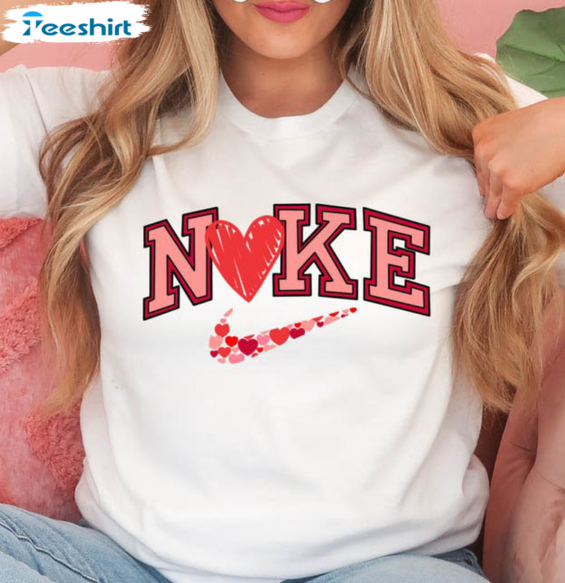 Nike Valentines Day Shirt, Valentines Day Short Sleeve Unisex T-shirt