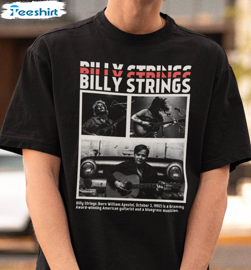 Funny Billy Strings Shirt, Vintage Short Sleeve Unisex T-shirt