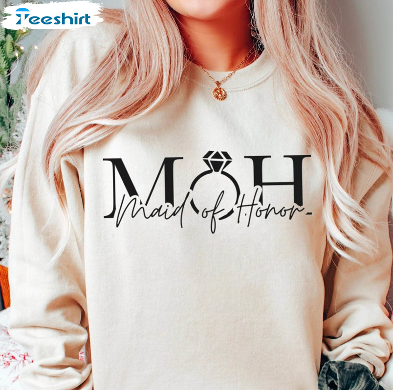 Maid Of Honor Sweatshirt, Trending Unisex Hoodie Crewneck