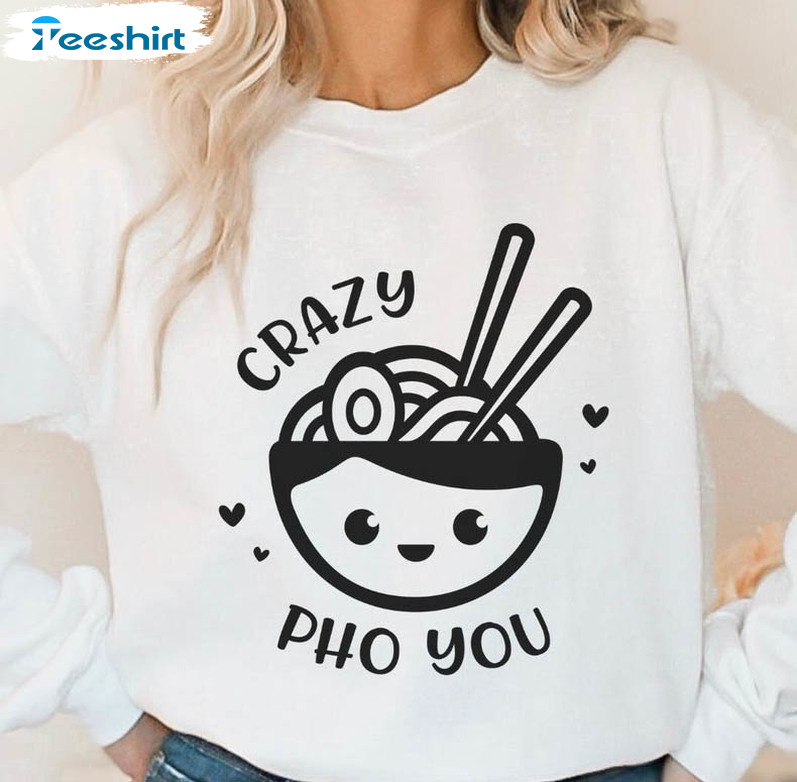 Pho Lover Sweatshirt, Ramen Lover Tee Tops Short Sleeve