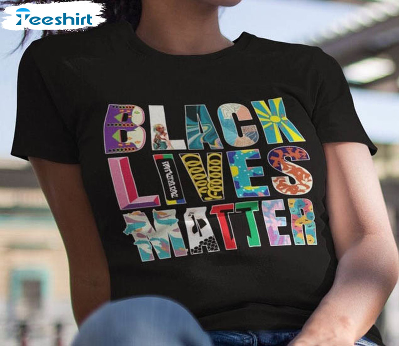 Black Lives Matter Shirt, Social Justice Short Sleeve Crewneck