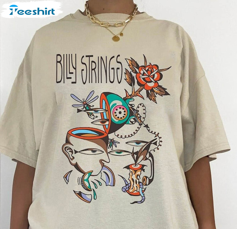 Billy Strings Shirt, Vintage Fall Winter 2022 Unisex T-shirt Short Sleeve