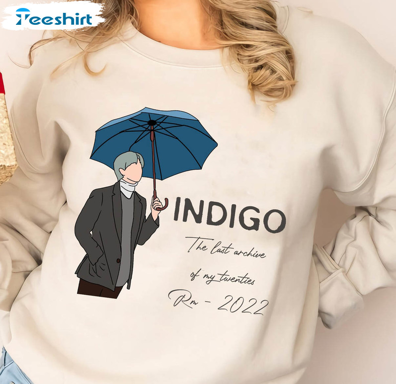 Vintage Namjoon Sweatshirt , Indigo Album Short Sleeve Long Sleeve