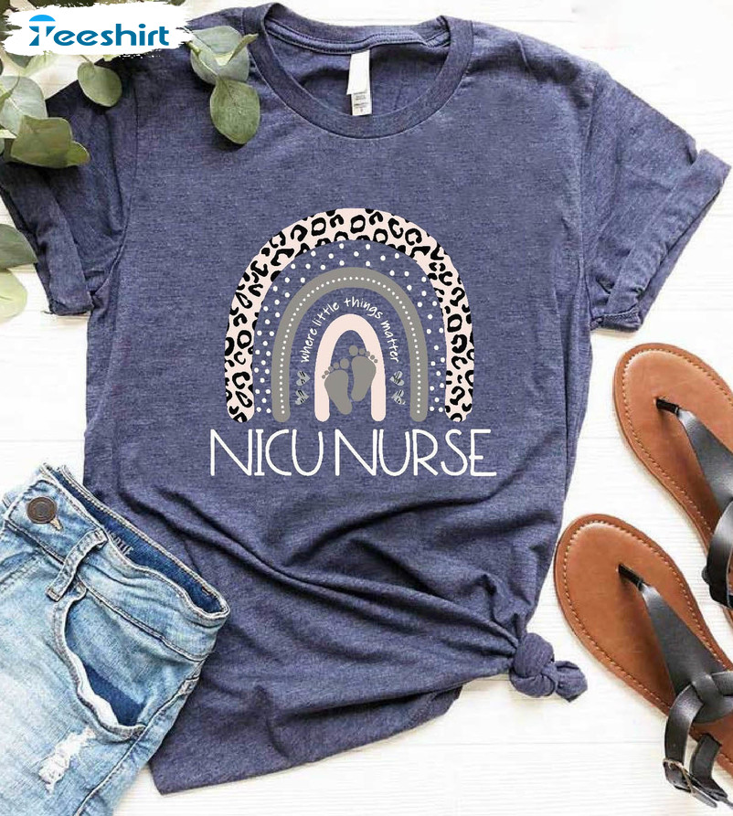 Nicu Nurse Shirt, Neonatal Nurse Crewneck Unisex Hoodie