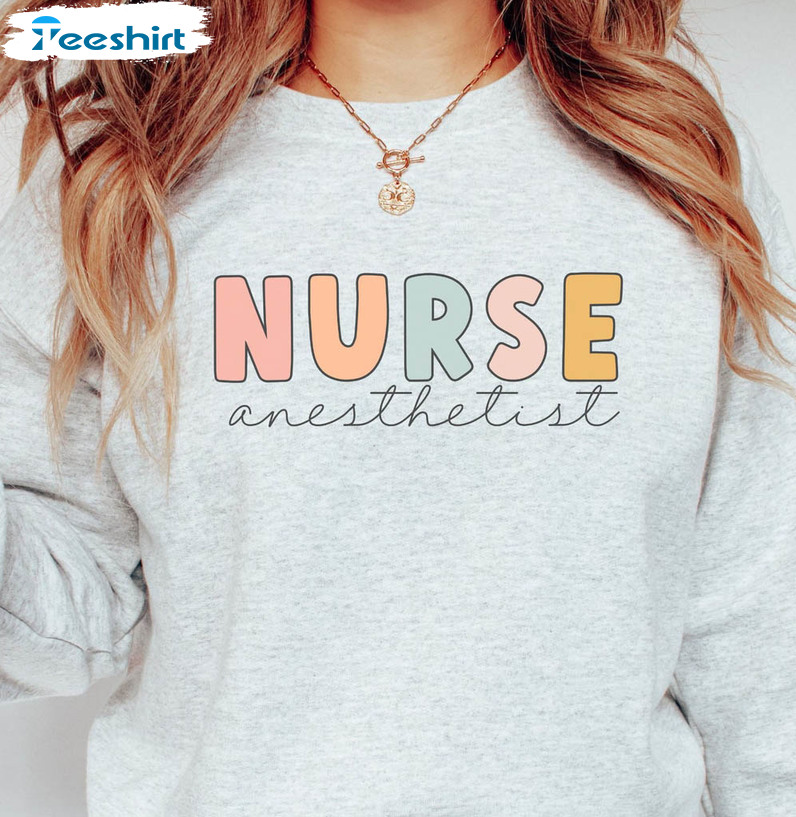 Nurse Anesthetist Sweatshirt , Vintage Unisex Hoodie Crewneck