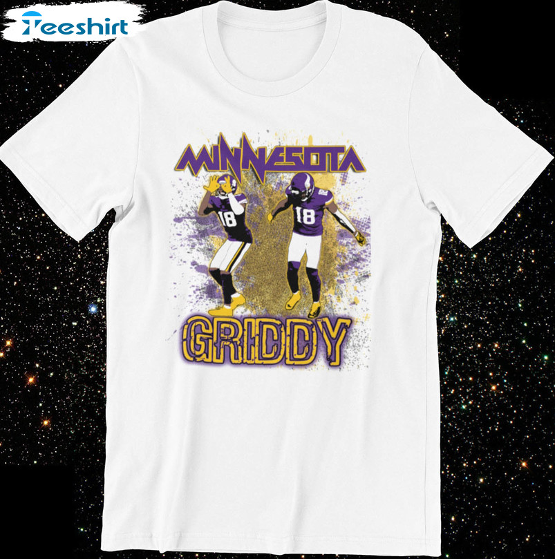 Minnesota Vikings Shirt, Minnesota Griddy Unisex Hoodie Long Sleeve