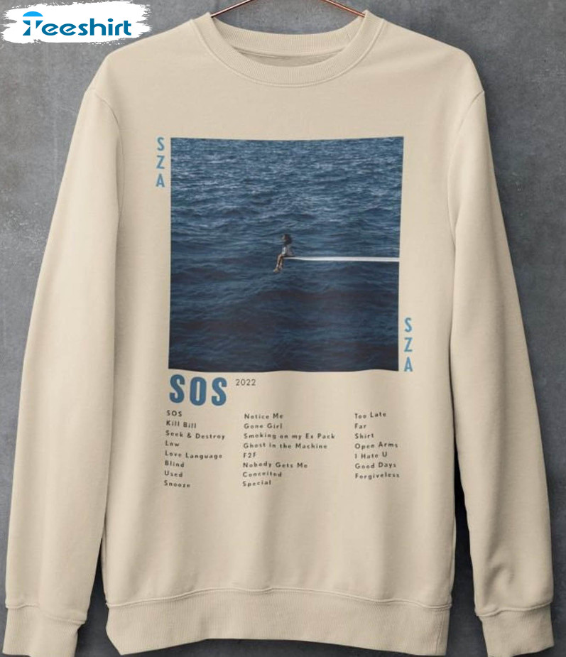 Sza Camp Ctrl Shirt, SOS Tracklist Unisex Hoodie Short Sleeve