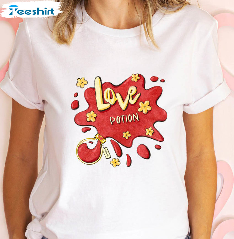 Valentine Love Potion Shirt, Trending Unisex Hoodie Sweatshirt