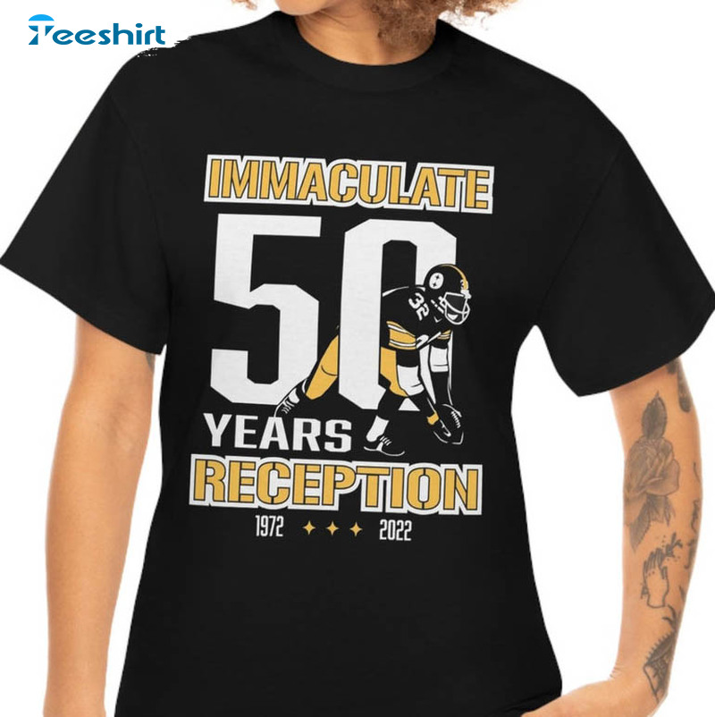 Franco Harris 50 Years 1972-2022 Franco's Immaculate Reception Shirt,  hoodie, sweater, long sleeve and tank top